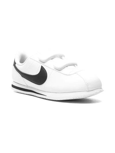 Nike Big Kids' Cortez Basic Sl Casual Sneakers From Finish Line In  White/black | ModeSens