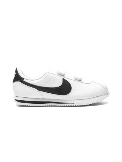 Nike Big Kids' Cortez Basic Sl Casual Sneakers From Finish Line In White