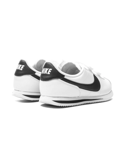 Nike Big Kids' Cortez Basic Sl Casual Sneakers From Finish Line In White