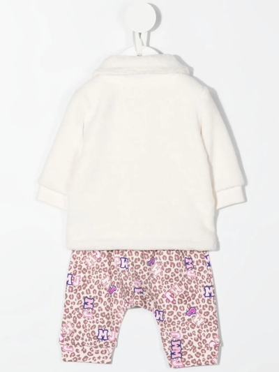 The Marc Jacobs Animal-print Embroidered Tracksuit Set In Neutrals