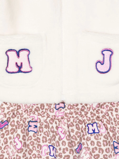 The Marc Jacobs Animal-print Embroidered Tracksuit Set In Neutrals