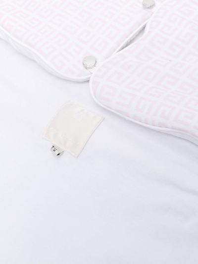 Shop Givenchy Monogram Hooded Sleeping Bag In Pink