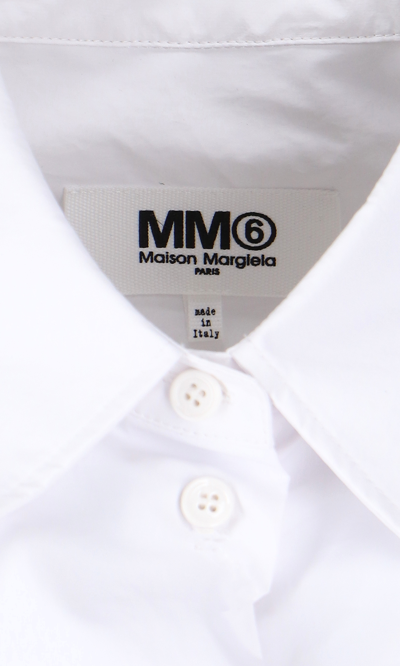 Shop Mm6 Maison Margiela Cotton Chemisier