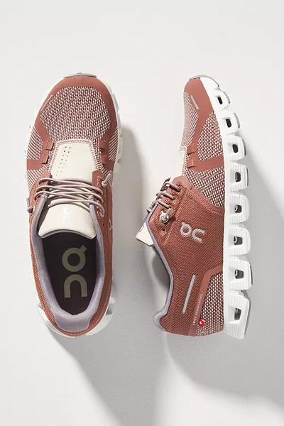 On Cloud 5 Combo Sneakers In Orange
