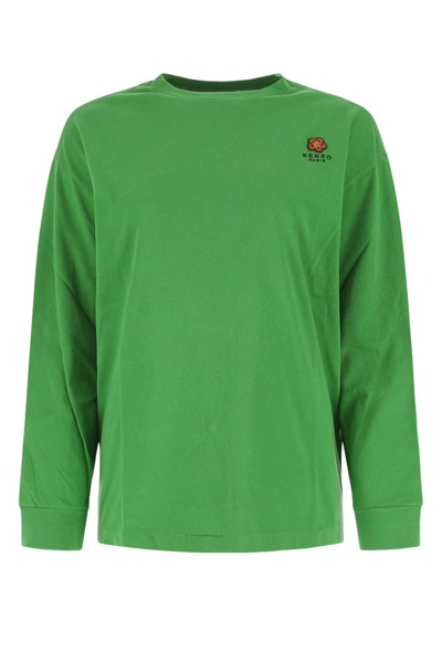 Shop Kenzo Boke Florwer Crest T In Green