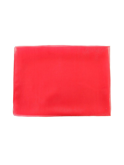 Shop Emporio Armani Fine Knit Scarf In Red