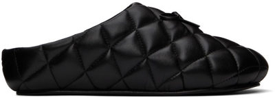 Shop Abra Black Quilted Loafers