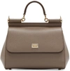 Dolce & Gabbana Taupe Medium Miss Sicily Bag