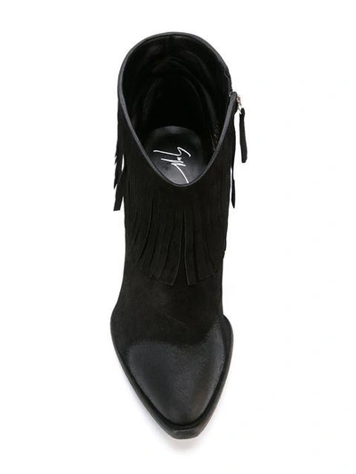 Shop Giuseppe Zanotti 'allison' Ankle Boots