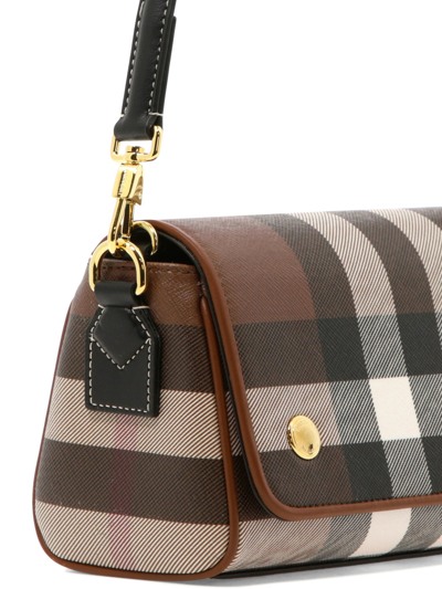 Shop Burberry "dorset" Shoulder Bag In Brown