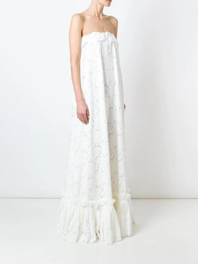 Shop Lanvin Strapless Bridal Dress