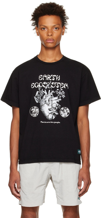 Shop Afield Out Black 'ecosystem' T-shirt