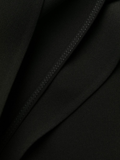 Shop Valentino Halterneck Sleeveless Gown In Black