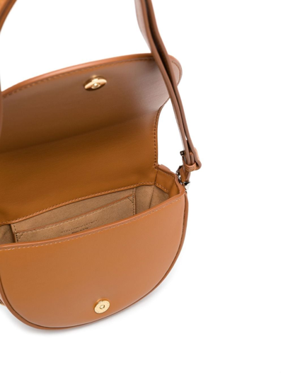 Stella Mccartney Small Frayme Flap Shoulder Bag In Brown
