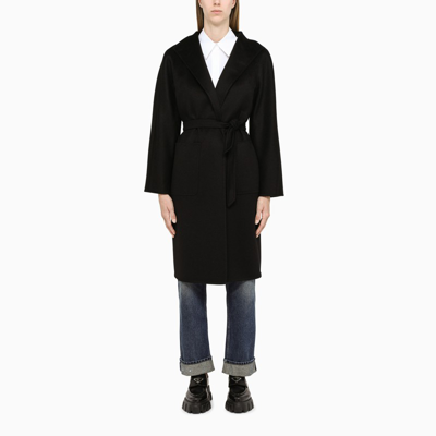 Shop Max Mara Black Lilia Long Coat