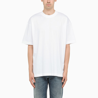 VETEMENTS WHITE OVERSIZE T-SHIRT 