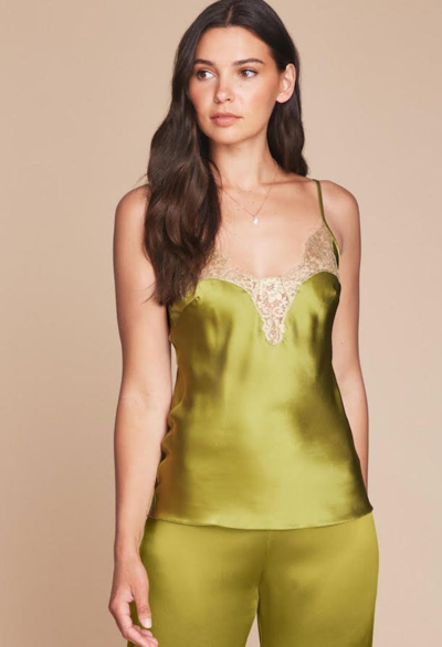 Gilda & Pearl Lace-embroidered Golden Hour Camisole