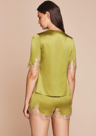 Gilda & Pearl Lace-embroidered Golden Hour Shorts
