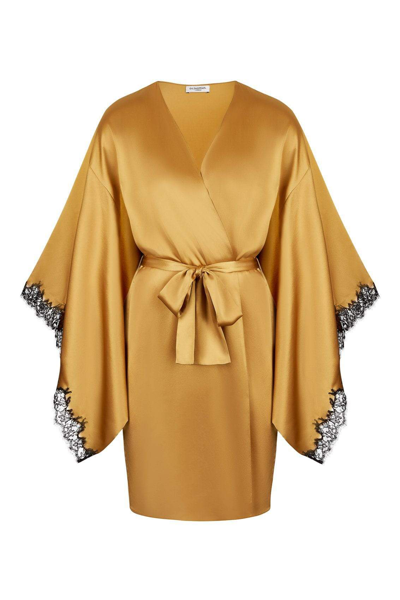 Gilda & Pearl Midnight Cognac Robe