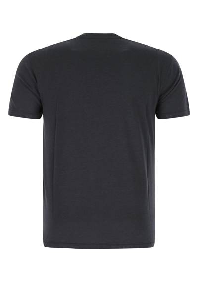 Shop Tom Ford Ivory Lyocell Blend T-shirt  Nd  Uomo 52