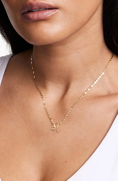 Shop Lana Jewelry Solo Scorpio Pendant Necklace In Yellow/ Leo