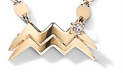Shop Lana Jewelry Solo Scorpio Pendant Necklace In Yellow/ Aquarius