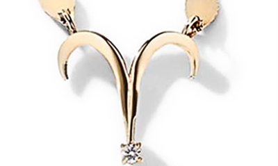 Shop Lana Jewelry Solo Scorpio Pendant Necklace In Yellow/ Aries