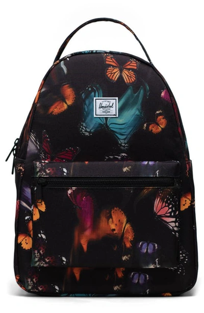 Shop Herschel Supply Co Nova Mid Volume Backpack In Warp Butterflies