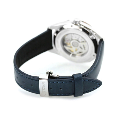 Pre-owned Citizen Collection Nb1060-12l Blue Lacquer Dial Mechanical Automatic Men Watch