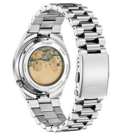 Pre-owned Citizen Automatic Stainless Steel Men's Watch Nj0150-81z