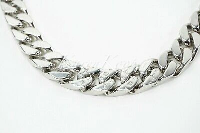 Louis Vuitton Damier Chain Necklace Graphite Silver/Black for Men
