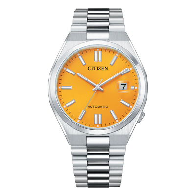 Pre-owned Citizen Automatic Nj0150-81z Gold Dial Stainless Steel Men's Watch