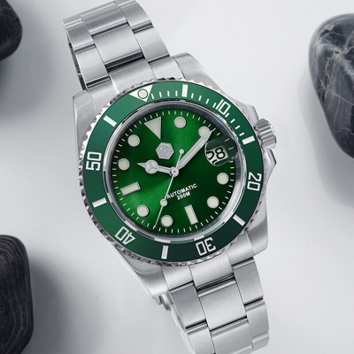 Pre-owned San Martin Dive Watch Men,mens Luxury Watches 200m Waterproof Sport Wristwatch