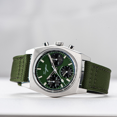 Pre-owned Sugess S419gs Swan Neck X Domed Sapphire Chrono Mechanical Watch Seagull 1963