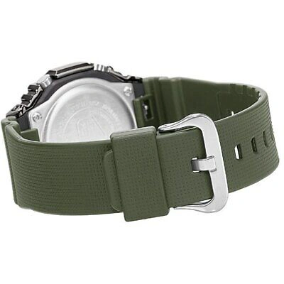 Pre-owned Casio G-shock Quartz Gm-2100b-3ajf Green Metal Covered Led Men Watch In Box