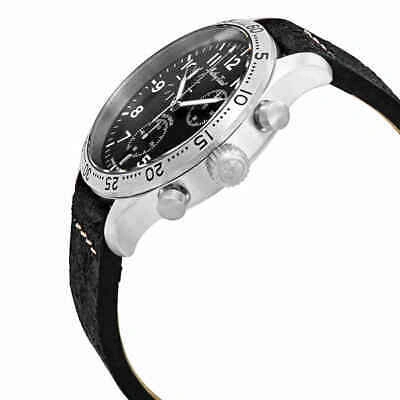 Pre-owned Mathey-tissot Flyback Type 21 Chronograph Black Dial Men's Watch H1821chalng