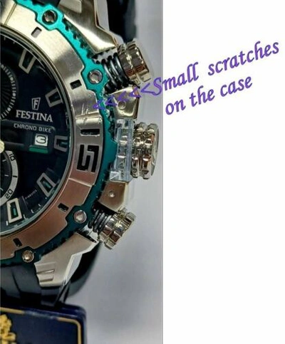 Pre owned Festina Men s Official Timerkeeper Tour De France Watch 49mm W box F16601 4 ModeSens