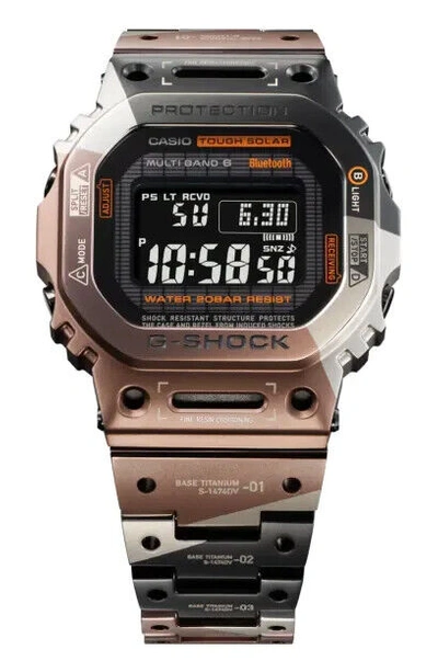 Pre-owned Casio G-shock Gmw-b5000tvb-1jr 5600 Bluetooth Smart Phone Tough Solar  Official
