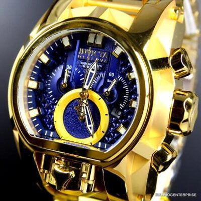 Pre-owned Invicta Reserve Bolt Zeus Magnum Swiss 18kt Gold Plated Dual ...