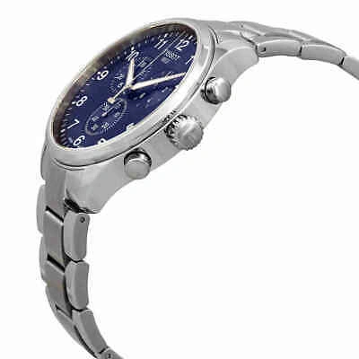 Pre-owned Tissot Chrono Xl Classic Blue Dial Men's Watch T116.617.11.047.01