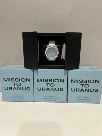 OMEGA Pre-owned Swatch X  Bioceramic Mission To The Moon - So33r100 - Ready To Ship
