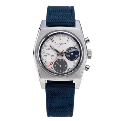 Pre-owned Sugess S419gsb Swan Neck X Domed Sapphire Chrono Mechanical Watch Seagull 1963