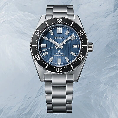 Pre-owned Seiko Prospex Spb297j1 Glacier Save The Ocean 1965 Reissue Diver Watch Fedex/ems