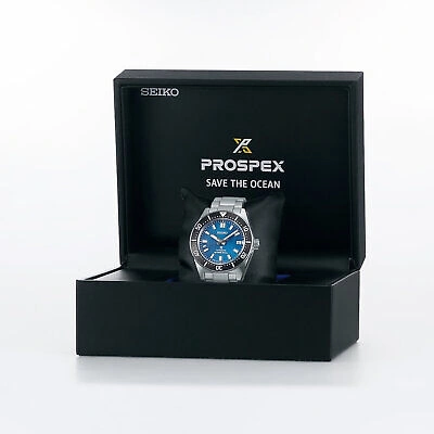 Pre-owned Seiko Prospex Spb297j1 Glacier Save The Ocean 1965 Reissue Diver Watch Fedex/ems