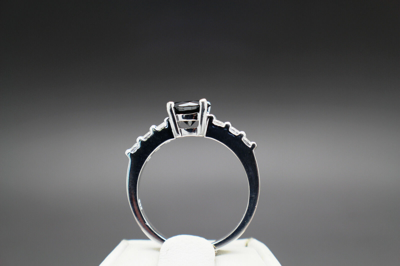 Pre-owned Black Diamond .70 To 1.30cts Real  Enhanced Engagement Ring Aaa Grade $850 Value+ In Fancy Color