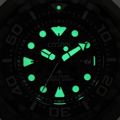 Pre-owned Citizen Promaster Bn0227-09l Men's Dive Titanium Eco Drive Sports Watch