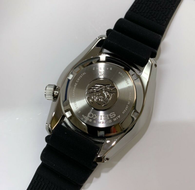 Pre-owned Seiko Spb079j1 Prospex Diver Automatic Black Rubber Strap Japan Made Watch