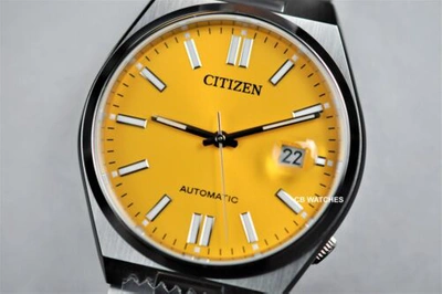 Pre-owned Citizen Automatic Sapphire Glass Mens Watch Nj0150-81z