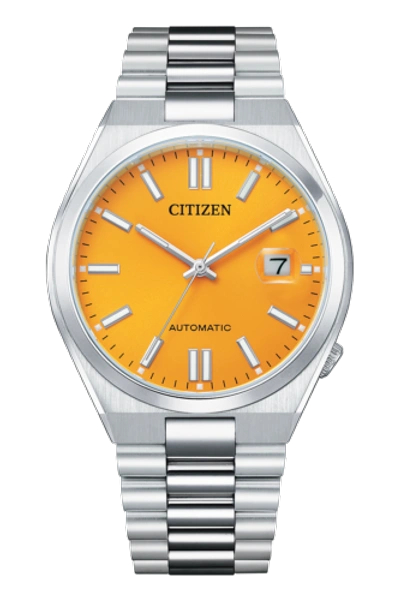 Pre-owned Citizen Automatic Sapphire Glass Mens Watch Nj0150-81z