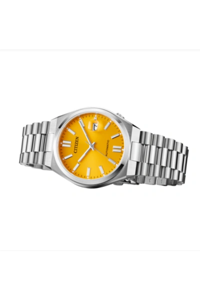 Pre-owned Citizen Automatic Sapphire Glass Mens Watch Nj0150-81z